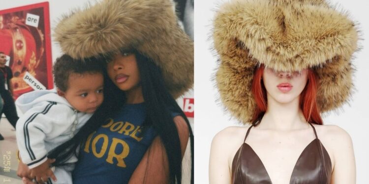 You ask, we answer! Skai Jackson Posed in a Brown $295 Kim Shui Faux Fur Hat for the ‘Gram