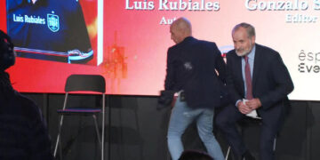 Spain's disgraced former football boss Rubiales egged by uncle at book presentation