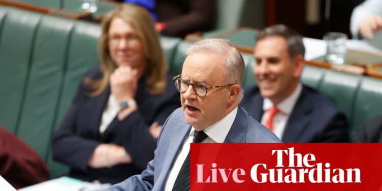 Australia politics live: PM dismisses ‘rhetorical flourishes’ from Ley after Coalition leader claims Labor’s ‘reckless’ spending drove RBA rates call | Australia news