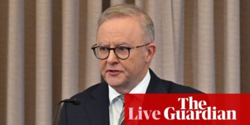 Australia news live: Albanese backs new laws that could limit masks at protests; Angus Taylor says he is not ‘focused’ on a leadership challenge | Australia news