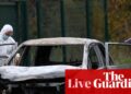 Two people seriously injured and attacker arrested after car driven into pedestrians and cyclists on French island – as it happened | Belgium