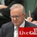 Australia politics live: crossbench turns up heat on PM over free vote on gambling ad ban as two Liberals ejected from question time | Australian politics