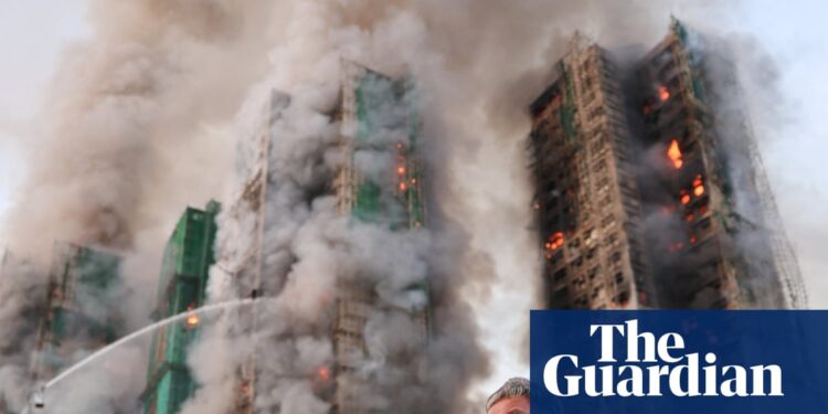 Death toll in Hong Kong tower block fire rises to 36 with 279 reported missing | Hong Kong