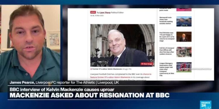 BBC slammed for booking former Sun editor Kelvin Mackenzie to talk about journalistic standards