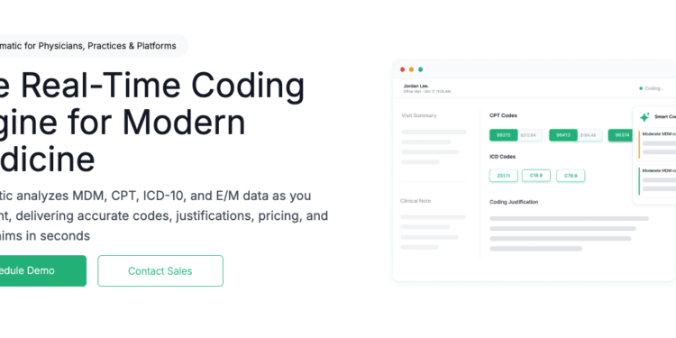 AI Company Matic Extends Automation to Medical Coding and Billing –