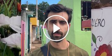 Cleaning Bones for Day of the Dead