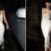 Kim Kardashian Wears White Dilara Findikoglu Gown With Safety-Pin Fringe to Petra Collins’ Plaza on La Brea Party