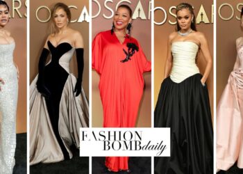 On the Scene at the 2025 Governor’s Awards: Jennifer Lopez in Strapless Tamara Ralph, Teyana Taylor in Miss Sohee, Queen Latifah in Red Lanvin & More!