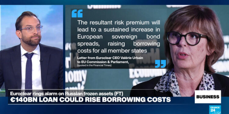 Euroclear warns EU that Russian frozen asset plan could lead to higher borrowing costs