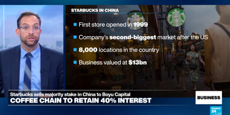 Starbucks sells majority stake in China business amid competition from local rivals