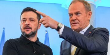 Explosion on rail line ‘initiated by Russian secret services’, Polish government says | World News