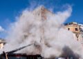 Torre dei Conti: Worker trapped after medieval tower collapses during renovation work in Rome | World News