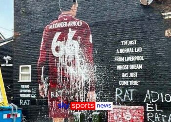 Trent's mural vandalised ahead of Real Madrid's clash with Liverpool