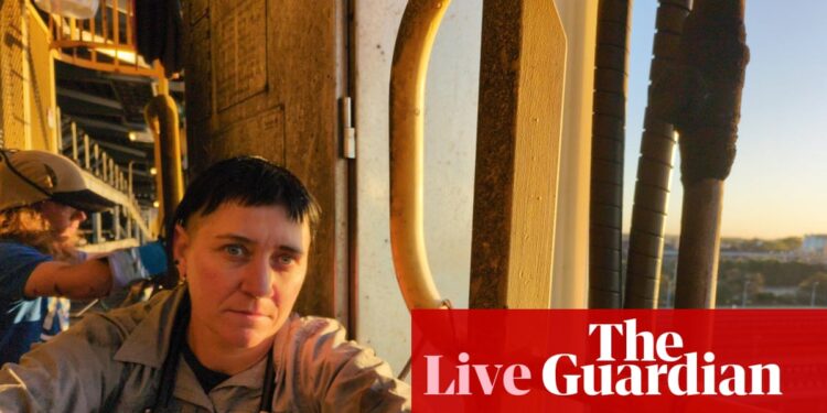 Australia news live: activists lock on to Newcastle coal loader; energy regulator warns about stability of grid if Eraring closes in 2027 | Australia news