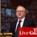 Australia news live: PM recalls ‘unlikely friendships’ and ‘rogue’s charm’ in eulogy for Graham Richardson; Victorian premier delivers state apology to First Peoples | Australia news