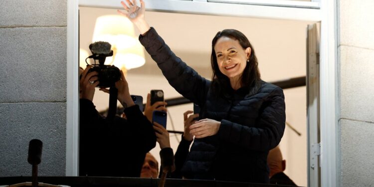 Nobel Laureate Machado Arrives In Oslo, Hours After Award Ceremony