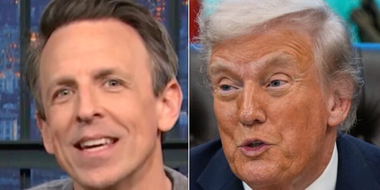 Seth Meyers Rips Trump For Not Giving An F About The Economy