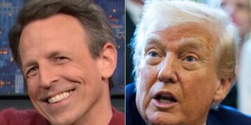 Seth Meyers Draws The Curtains On ‘Messy Bitch’ Trump And His Economic Defensiveness
