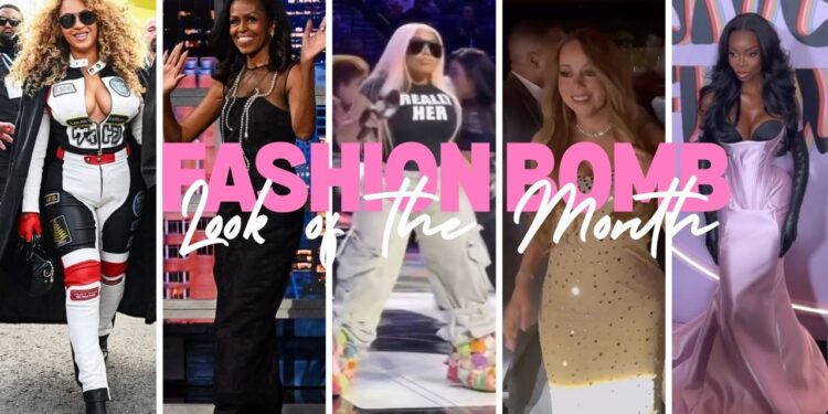 Best Looks of the November 2025: Beyonce in a White Louis Vuitton Moto Look, Michelle Obama Stuns in a Black Simon Rocha Dress, Lil Kim Performs in Blue The Attico Jeans + More