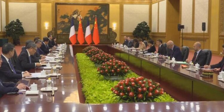 France's Macron pushes for more investment, trade rebalancing in China visit