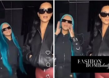 Kim Kardashian and North West Performed a TikTok in Black Balenciaga Looks