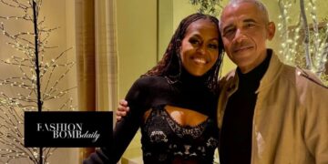 You ask, We answer: Michelle Obama Stuns in a Vintage Alexander McQueen Silk Embroidered Dress Alongside Former President Barack Obama