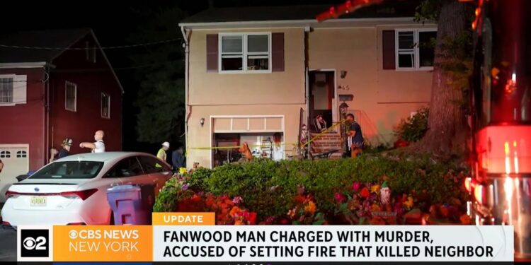 NJ Man Charged With Woman’s Murder Said He Tried to Save Her From Fire