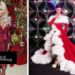 Real Housewives Christmas Fashion: Phaedra Parks Poses in a Red Zhivago Sequins Dress and Bronwyn Newport Celebrates in a Red Christian Siriano Gown