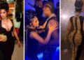 You ask, we answer! Cardi B wore a Custom Candice Cuoco Dress with Rene Caovilla Sandals for Stefon Diggs Birthday