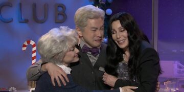 Bowen Yang Breaks Down in Tears in Final SNL Sketch With Ariana Grande