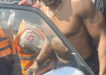 Anthony Joshua stable after car accident in Nigeria which killed two of his team members