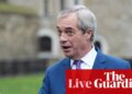 Farage says Trump’s Greenland tariffs threat ‘wrong’ and he will be ‘having words’ with US at Davos – UK politics live | Politics