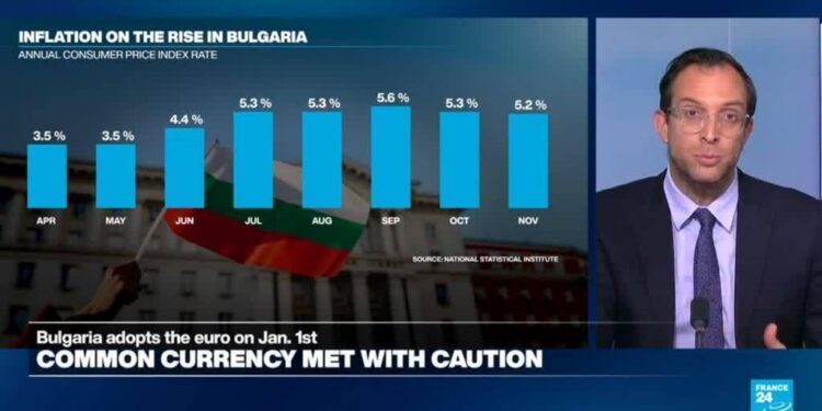 Bulgaria bids farewell to lev currency, awaits euro adoption amid inflation concerns
