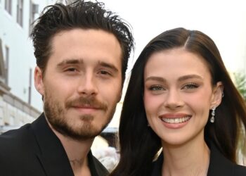 Brooklyn Beckham, Wife Nicola Share Kiss in New Pics Amid Family Drama