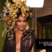 Nene Leakes Turns Heads in Michael Costello Black Sheer Gown and Laurel DeWitt Headwear on Bravo’s Ultimate Road Trip