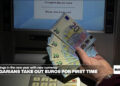 Bulgarians ring in the new year by withdrawing euros