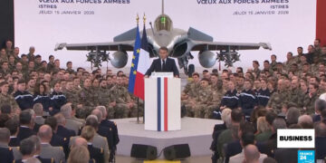 Macron calls for €36 billion increase in defence budget by 2030