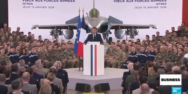 Macron calls for €36 billion increase in defence budget by 2030