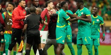 Senegal win Africa Cup of Nations after players storm off pitch during dramatic final