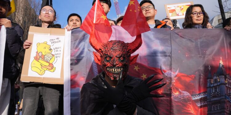 ‘Don’t bow to China’: Protesters march against Chinese ‘mega embassy’ in London | World News