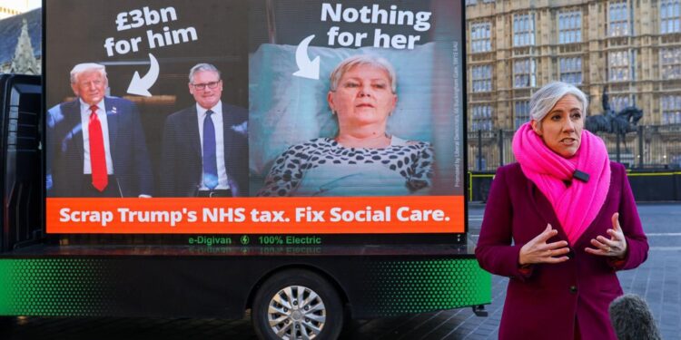 Starmer accused of diverting NHS ‘billions’ to appease Trump | Politics News