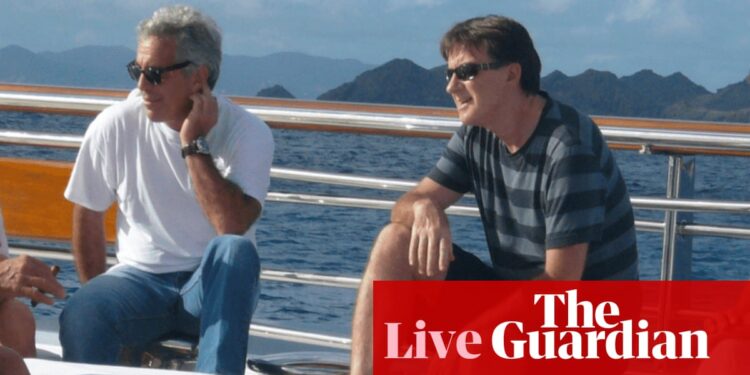 Gordon Brown writes to Met commissioner with information on Mandelson-Epstein leaks scandal – UK politics live | Politics