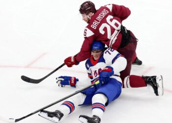 U.S. Ice Hockey Shrugs Off Early Olympic Drama To Dominate Latvia