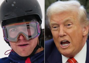 U.S. Olympic Skier Hunter Hess Flashes A Sign Just For Trump At End Of His Race