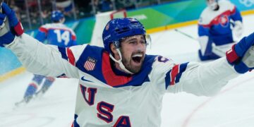 Team USA Men’s Hockey Heading To Gold-Medal Finals After Dominating Slovakia
