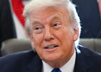 Trump Has Peak Trump Reaction After Trying On Olympian’s Gold Medal