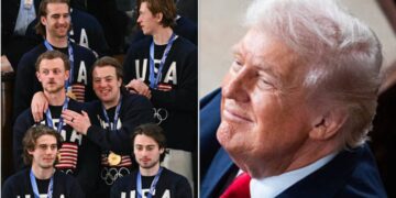 Trump Serves McDonald’s To Olympic Hockey Champs And Many Fans Aren’t Lovin’ It