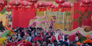 From Lunar New Year prayers to high-tech displays, millions usher in the Year of the Horse