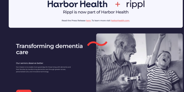 Harbor Health Acquires Dementia Care Platform Rippl to Expand Condition-Based Pathways