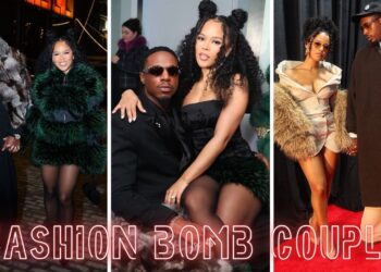 Fashion Bomb Couple: Joey Bada$$ and Serayah Serve Winter Romance at New York Fashion Week